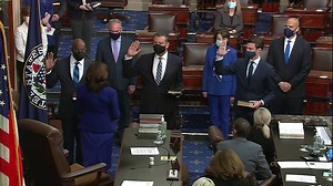 133K views · 6.8K reactions | BREAKING: Democrats gain control of US Senate as VP Harris swears in Jon Ossoff, Raphael Warnock and Alex Padilla as the chamber's newest members. | NBC News | Facebook