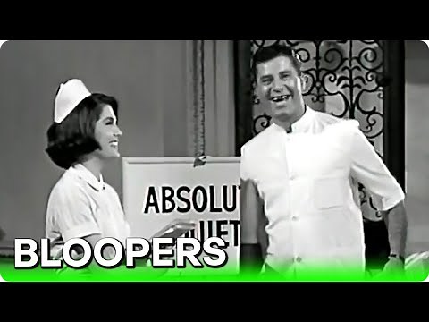 THE DISORDERLY ORDERLY Bloopers & Gag Reel (1964) with Jerry Lewis