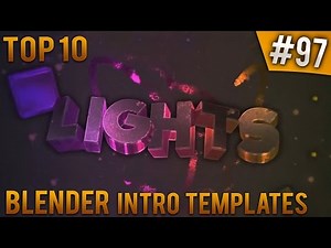 TOP 10 Blender intro templates #97 (Free download)