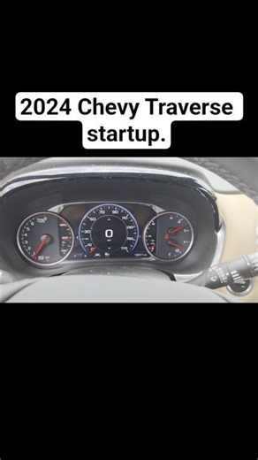 2024 Chevy Traverse startup. #shorts #cars #startup #Chevrolet #Chevy #automobile #car