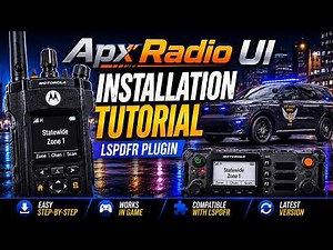 How To Install APX Radio UI for LSPDFR | Realistic Police Radio Tutorial | GTA 5