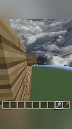 Minecraft pocket edition Parkour Mace and spear combo#spear#mace#minecraft