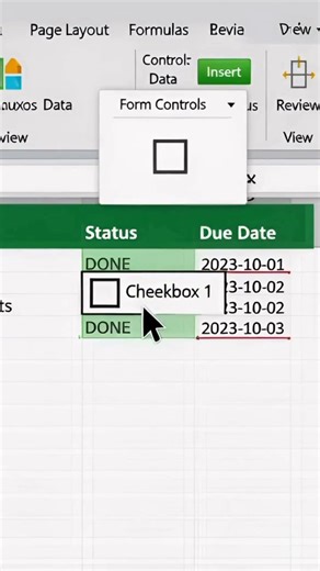 Excel To-Do List Automation 🔥 Checkbox Se Auto Strike Trick | Excel Shorts