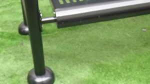 City Outdoor Leisure Steel Bus Stop Advertising Bench in USA Street Garden Chair Park Bench Manufacturer