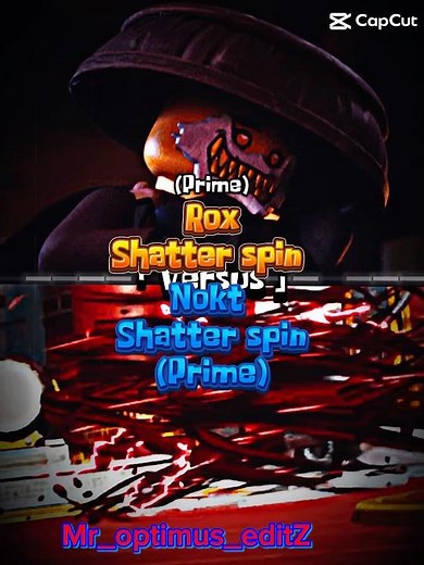 Rox shatter spin vs nokt shatter spin #ninjago