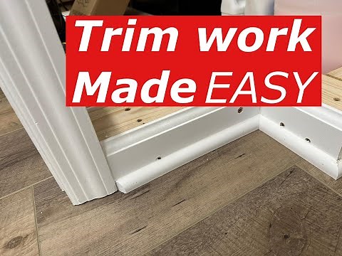 How to trim out the edges of a vinyl plank floor