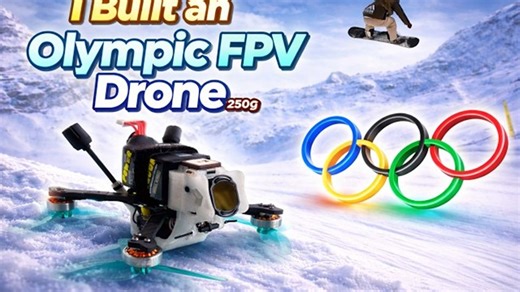 The Mindful Warrior FPV# 我复刻了冬奥会250g内穿越机 //瑞士影视机追拍机设计建造自组组装教学教程经验分享