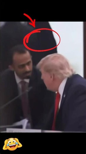 Trump’s G7 video is making the rounds online, but all eyes are on the person behind him 🤔😳