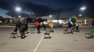 222K views · 5.2K reactions | 5:15AM PARKING LOT FITNESSS CHAIR & BANDS WORKOUT Good Job Ladies! You hung in there! Month 1 Week 2 is HERSTORY❤️ SAINT LOUIS, MISSOURI | Thick Chick Fitness | Facebook