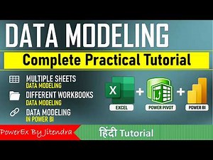 Data Modeling from Excel to Power BI | Data Modeling Tutorial (Hindi) | Excel Power Pivot Tutorial
