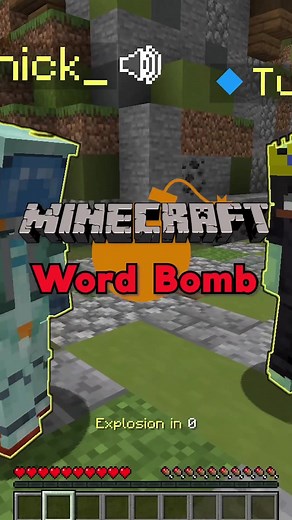 Play Minecraft Word Bomb with Potion Effects and Limitations