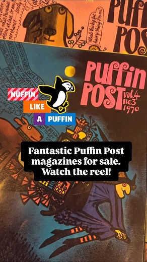 🐧 Who remembers Puffin Post?🐧 The Puffin Club was launched in 1967 by celebrated editor of Puffin Books, Kaye Webb. Puffin Post was the club's magazine and was produced from that year until the final issue in 1989. Four issues were published each year and each featured competitions, puzzles, author interviews and reader competitions. I've acquired over 25 copies and will be adding them to the website next weekend. Before then, if you'd like to snap up copies, just send me a DM! Cheerio Drew 🐧