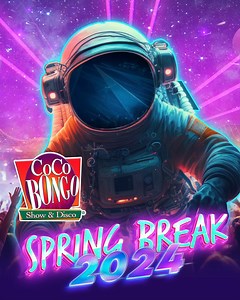 Are you ready for a crazy and fun Spring Break? ☄️👨🏻‍🚀🚀 Join the party and enjoy special parties and shows 👉 https://cocobongo.com | CocoBongo