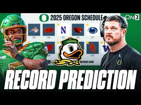 Oregon 2025 Record PREDICTION