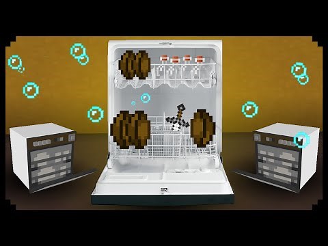 ✔ Minecraft: How to make a Dishwasher
