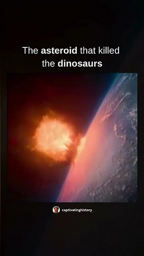 The asteroid that killed the dinosaurs ☄️