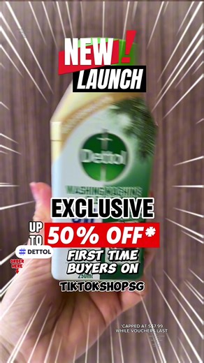DETTOL NEW LAUNCH PRODUCT! 6IN1 WASHING MACHINE CLEANER IS ANTIBACTERIAL, CLEAN DIRT, REMOVE LIMESCALE, REDUCE ODOUR. LOW SUDS AND LEAVE LONG LASTING FRESHNESS #dettol #newlaunch #washingmachinecleaner #antibacterial #createtowin @Dettol Singapore @aroundadmin @AroundSG | Shop Discover 🇸🇬