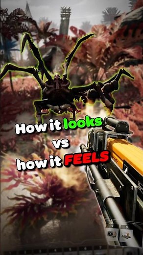 How Fighting Spiders Looks vs How It Feels #satisfactory #gaming