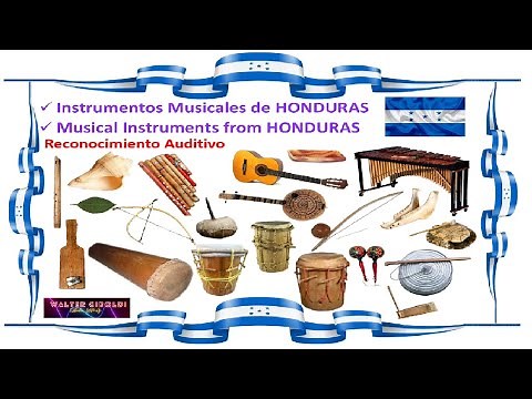 🇭🇳 Instrumentos Musicales de HONDURAS | Musical Instruments from HONDURAS.