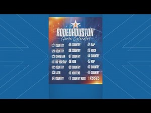 RodeoHouston unveils genre calendar for 2024 Star Entertainer lineup