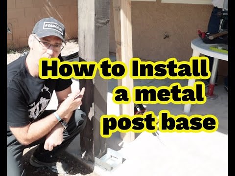 How to replace a house post