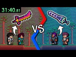 Terraria 2v2 Race but EVERY Item Drop is Randomized!