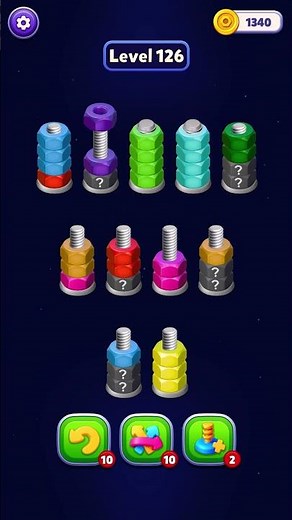 Nut Sort 3D | Level 126