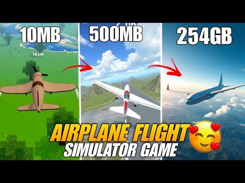 I Tried Low to High Airplane Flight Simulator Games 😱 Is It Worth It?