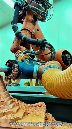 Best Innovation CNC Machine: How to Carve Wood Using Robotic Arm