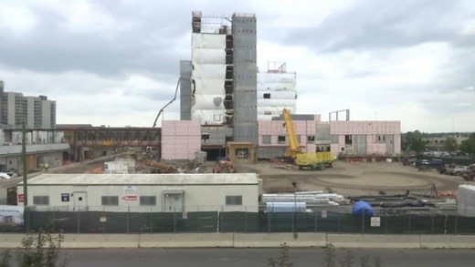 Construction continues on new Utica hospital