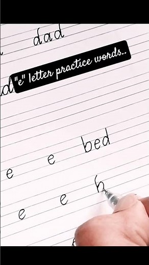 Beautiful Handwriting for beginners tutorial... printed lucida cursive styles #handwriting #cursive