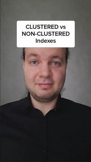 CLUSTERED vs NON-CLUSTERED Indexes #shorts #sql #productivity