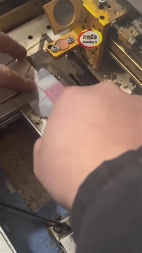 Yes , This Machine is From CrossWay Yi CY-40W Mini CO2 Laser Engraver Cutter Machine. Its an great idea for Engraving Rubber stamps, It based 200mm*300mm max working area with also can engraving all kinds of non-metal materails and engraving art woods. https://www.crossway-industry.cn/goods-45.html