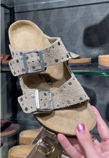 These Birkenstocks with the extra details are so cute✨ #birkenstocks #sandals #storefinds
