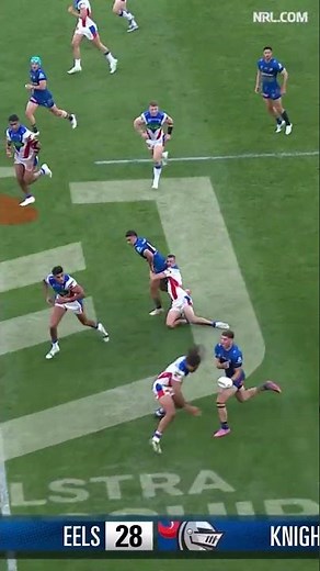 Mitchell Moses Tries in Parramatta Eels vs Newcastle Knights