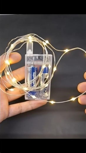 ✨Christmas Magic with Just 2 Batteries! This LED String Will Amaze You! 🎄 #shorts