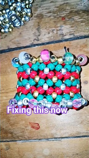 fixing rotating cuff#kandi #kandikid #ytshorts