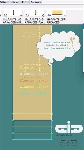 How to Attach Annotation to a Grade Point in Gerber AccuMark | Pattern Grading Tip