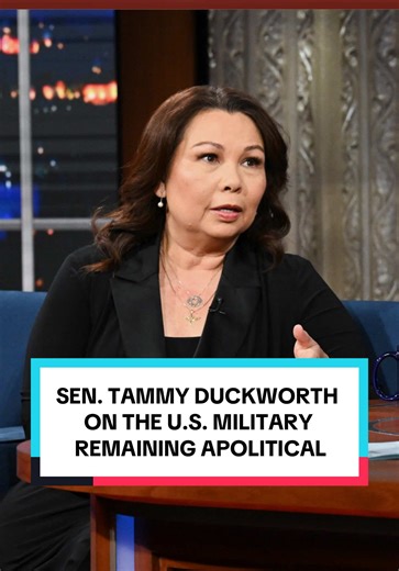 Senator Tammy Duckworth on Apolitical Military