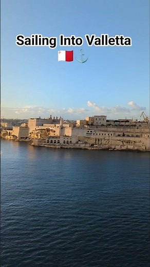 Cruise Ship Arriving in Valletta | Sailing Into Malta’s Grand Harbour 🇲🇹🚢