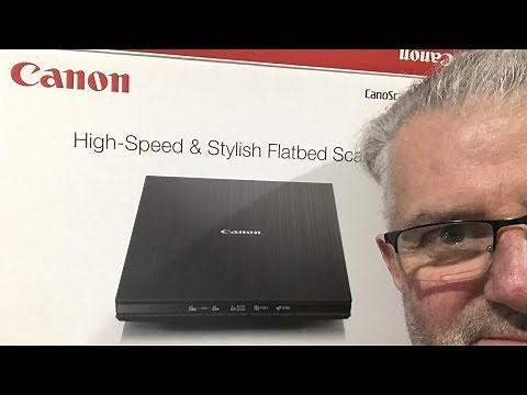 Canon CanoScan Lide400 Scanner Unboxing / Power-Up