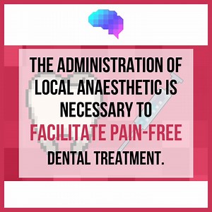 An overview of local anaesthetic administration in dentistry...