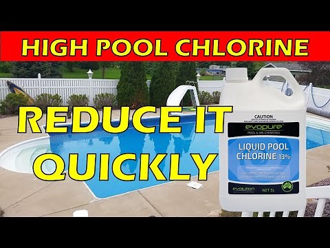 Pool Chlorine Too High? How To Quickly Lower It.