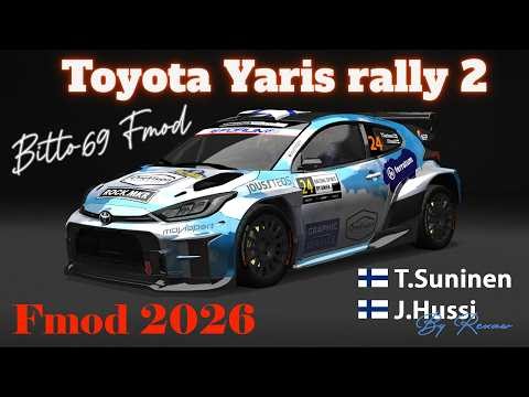 Rallysimfans Toyota GR Yaris Rally2 2026 Fmod by Bitto69