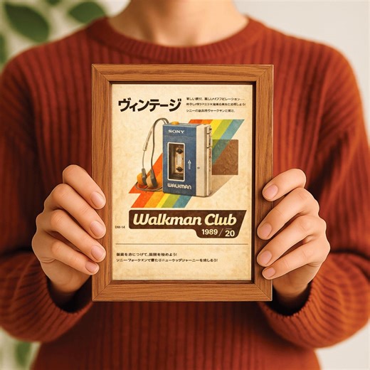 Sony Walkman Poster Japanese Retro Tech Wall Art Vintage 80s Print - Etsy Australia
