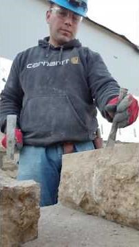 How to chisel cut stone