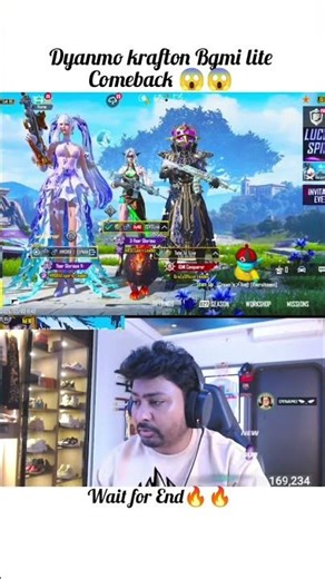 Dyanmo Krafton Bgmi Lite Comeback❤️😱 #bgmi#pubgmobile#dynamogaming#shorts #ytshorts