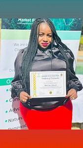 Many thanks to AVCCMF, I m now a Clinate Champion. I m now ready to serve my community | Ndebele Sandra