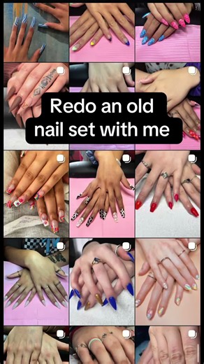 Nail Transformation: Redoing an Old Nail Set