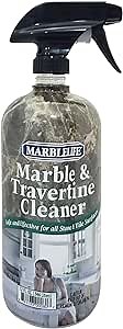 Marblelife InterCare Marble and Travertine, Natural Stone & Terrazzo Liquid Cleaner, Shower & Tile Surface Care, Floor, Walls & Countertop Cleaner and Degreaser, 32 oz